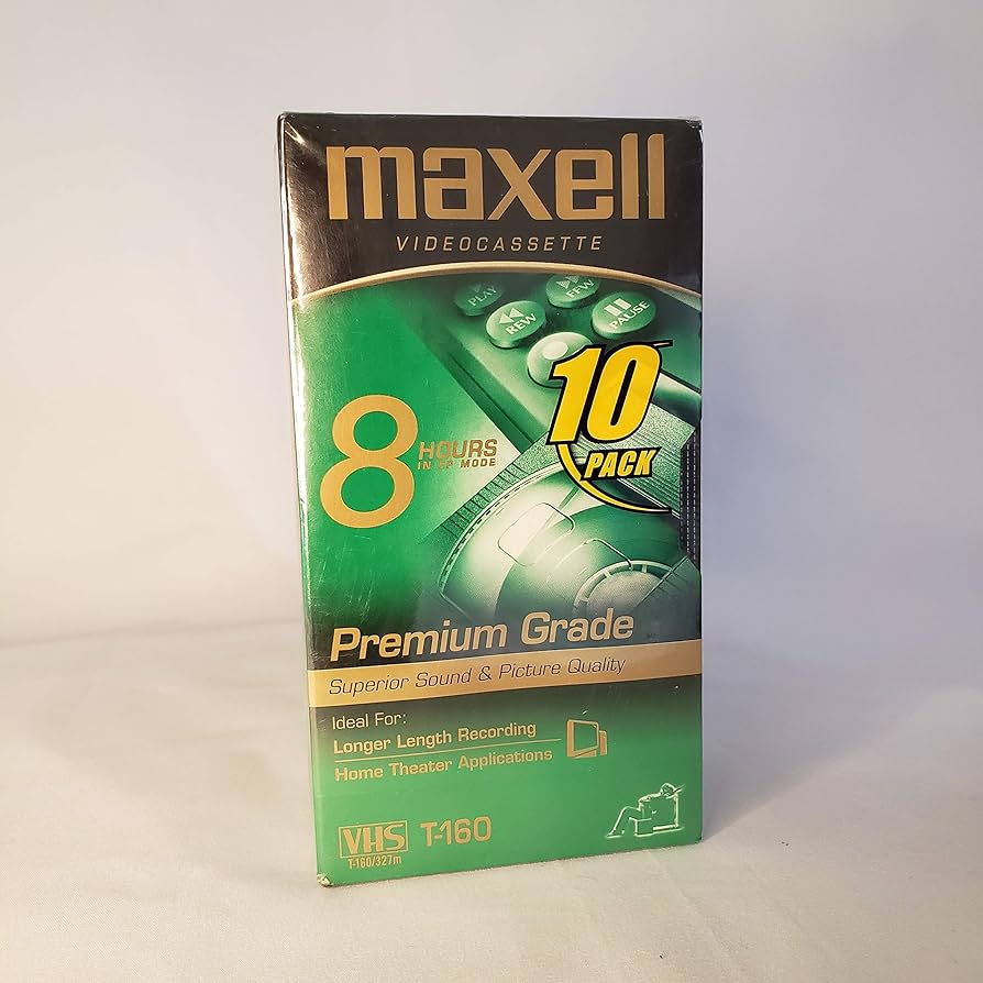 maxell ビデオテープ　4巻 maxell 録画用 VHSビデオテープ スタンダード 120分 10巻 T